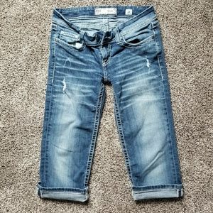 🌿BKE Stella Low Rise Denim Capris